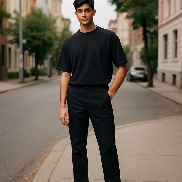 Volcom Vmonty Pant BY | Black Twill | Size 27 (14Y) | Straight Fit - Picture 1 of 9